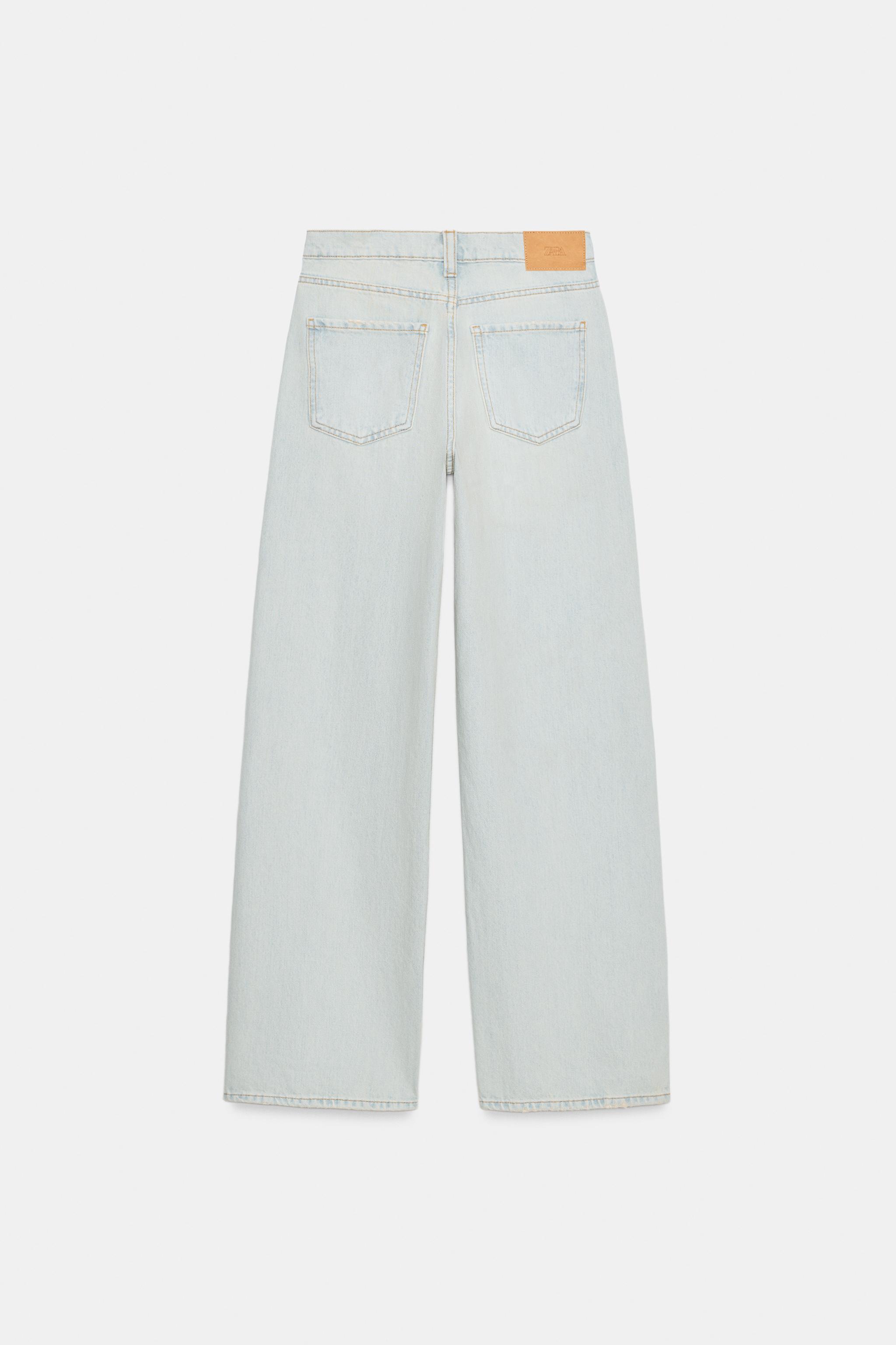 JEAN Z1975 DROIT TAILLE MI-HAUTE DÉCHIRÉ