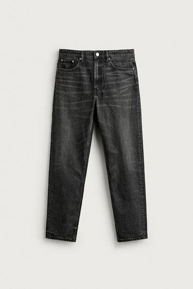 JEAN SLIM TAPERED FIT - Charbon de Zara