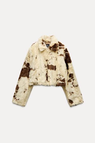 BUNDA S UMĚLOU KOŽEŠINOU ANIMAL PRINT - pouze jeden od Zara