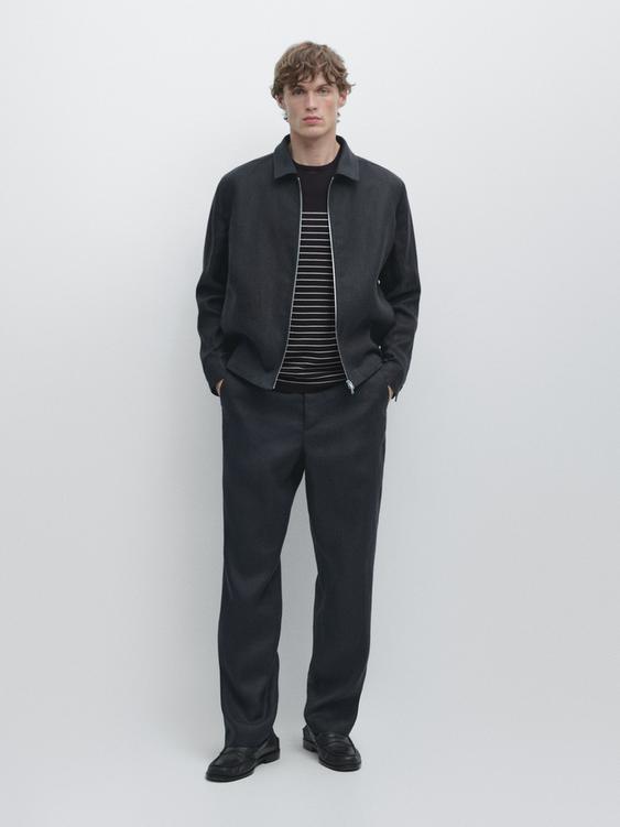 Lightweight linen trousers