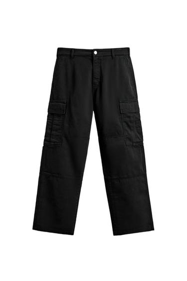 STRAIGHT-LEG CARGO TROUSERS