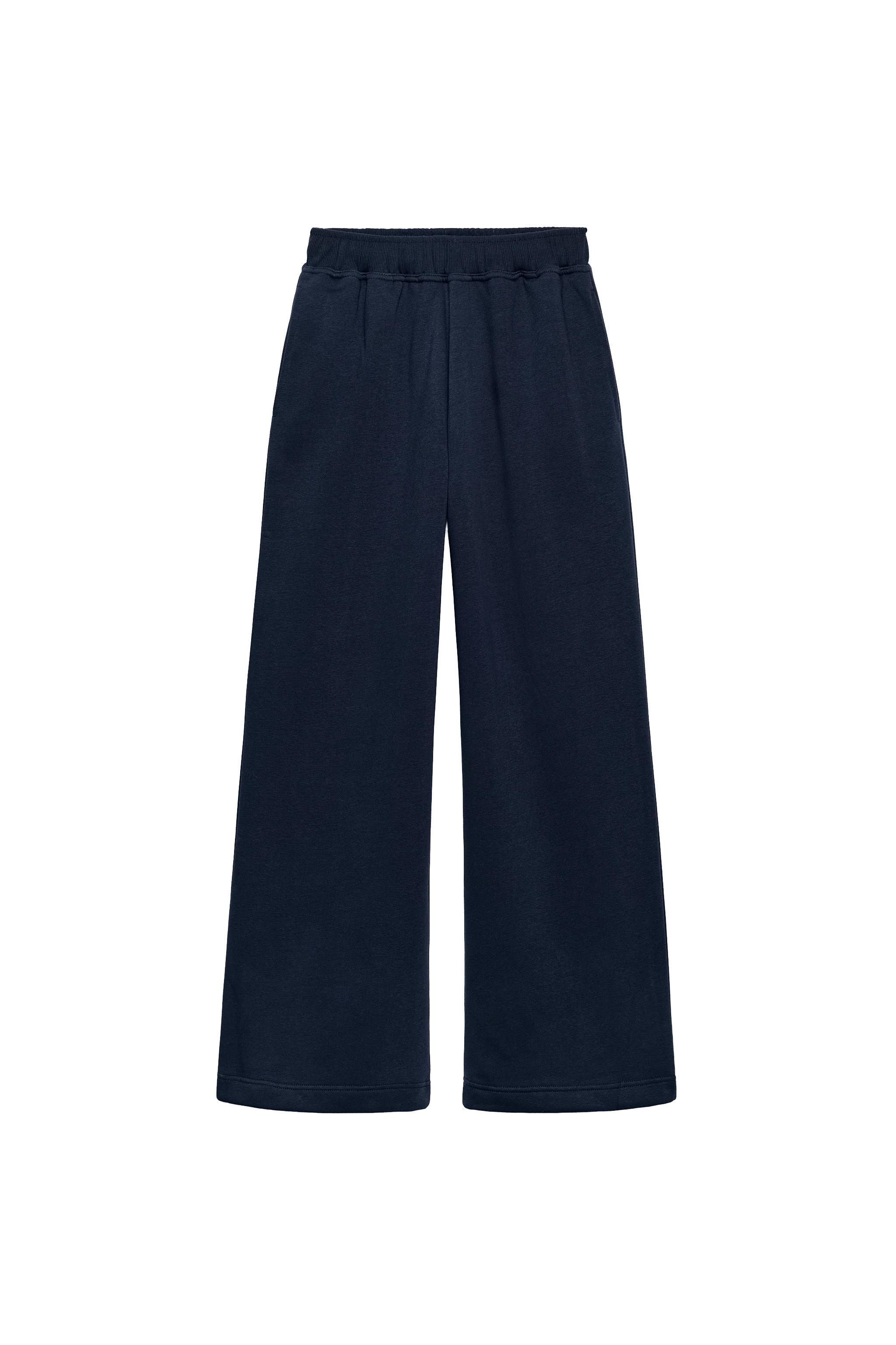 PANTALON EN MOLLETON BASIQUE