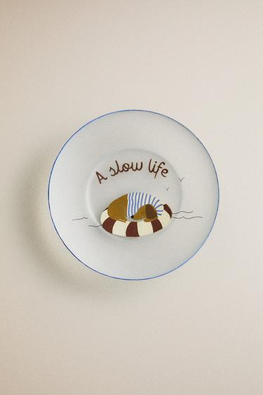 CHILDREN'S DOG BATHROOM SOAP DISH - Blue by Zara