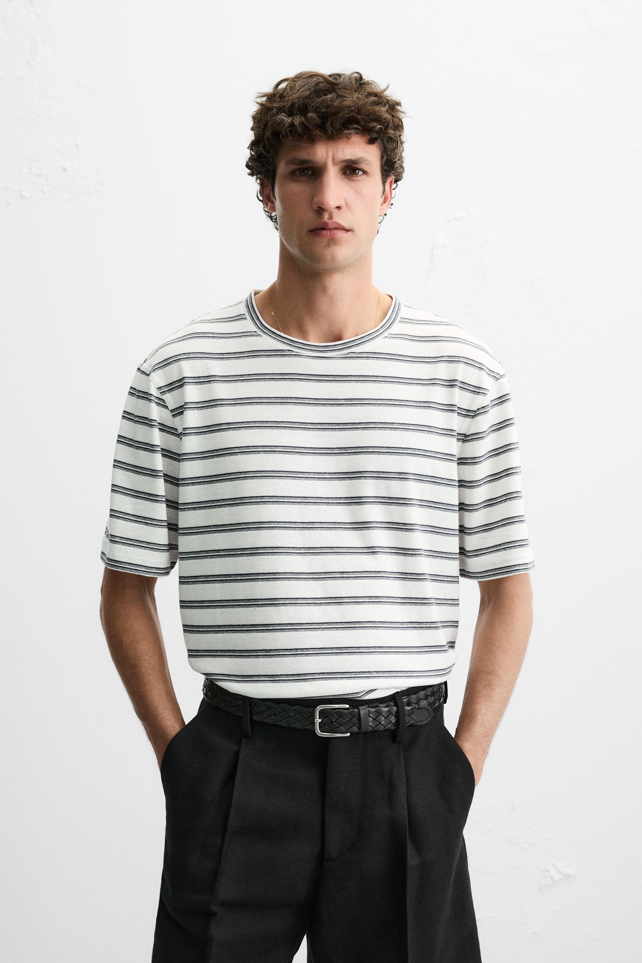 STRIPED T-SHIRT - striped | ZARA United States