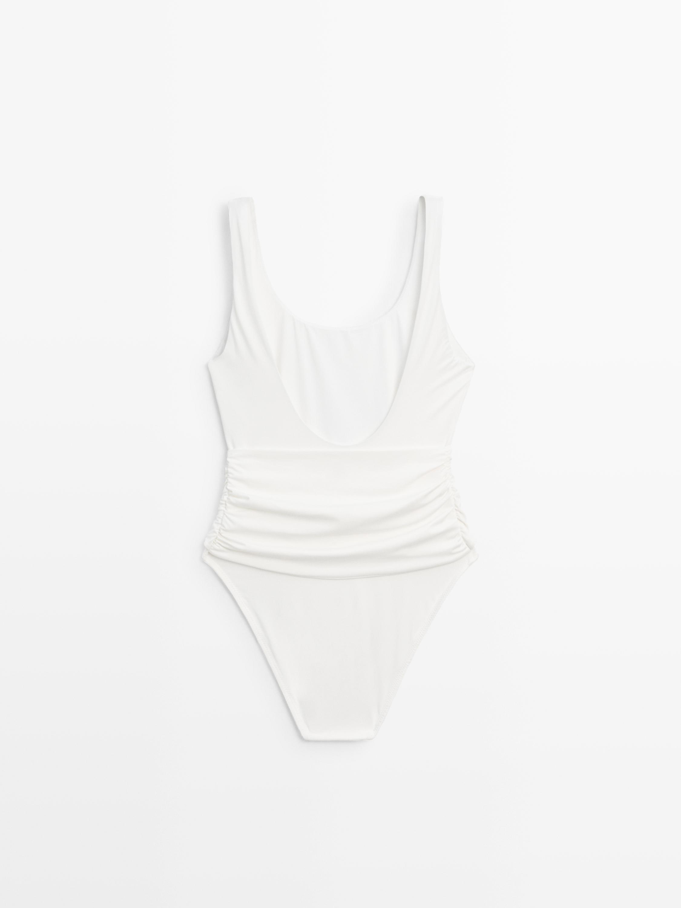 Swimsuit with rhinestone detail