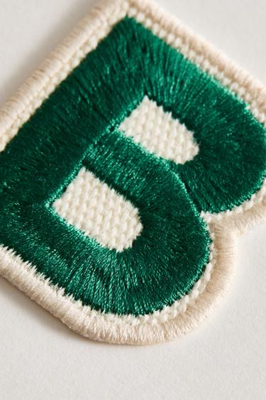 THERMO-ADHESIVE LETTER B PATCH - Blue by Zara - Image 2