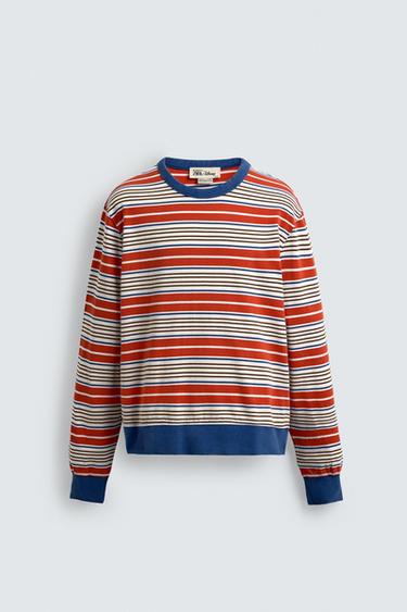 Zara red/navy - ÇİZGİLİ T-SHIRT HARRY LAMBERT FOR ZARA X DISNEY
