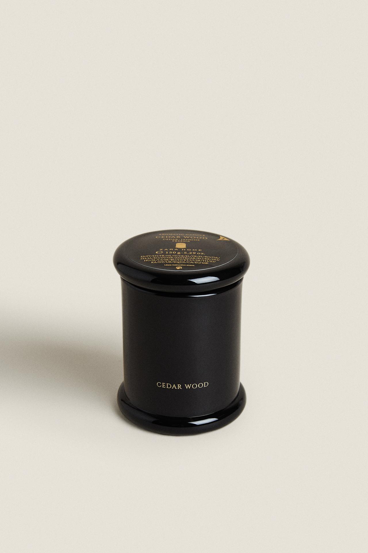 (150 G) CEDAR WOOD SCENTED CANDLE — Sky blue