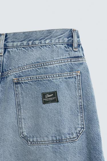 BERMUDA CHINO DENIM RELAXED FIT - Bleu de Zara - Image 9