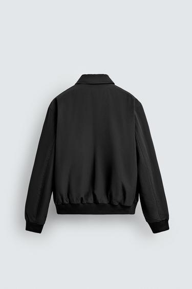 PADDED BOMBER JACKET - Black by Zara