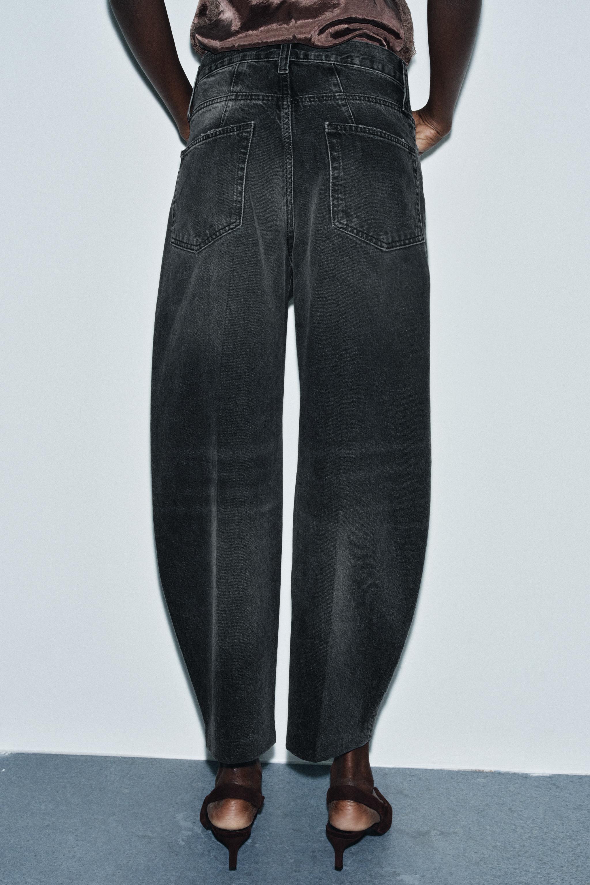 ZW COLLECTION BARREL HIGH-WAIST JEANS