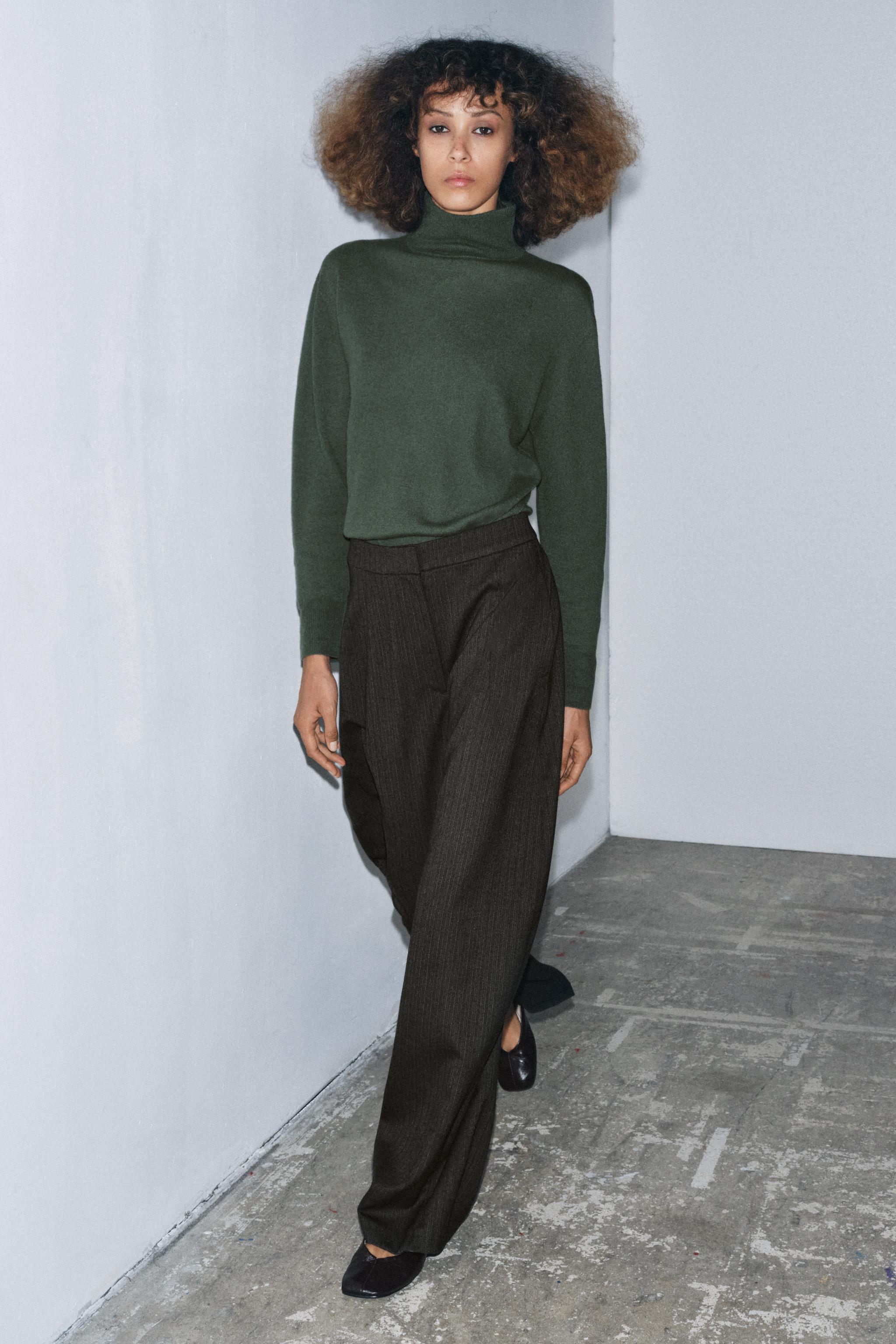 BALLOON HERRINGBONE PANTS ZW COLLECTION