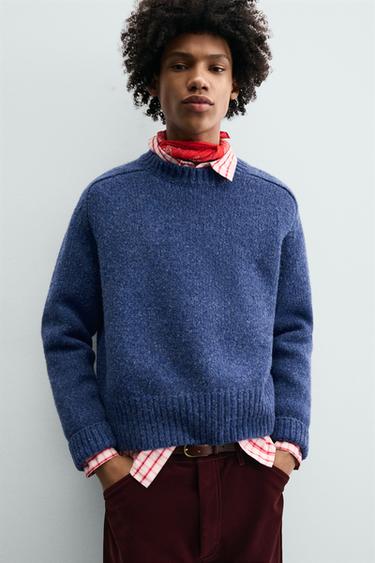 AMANDA LOBOS X ZARA EMBROIDERED RELAXED FIT JUMPER - Ink blue by Zara