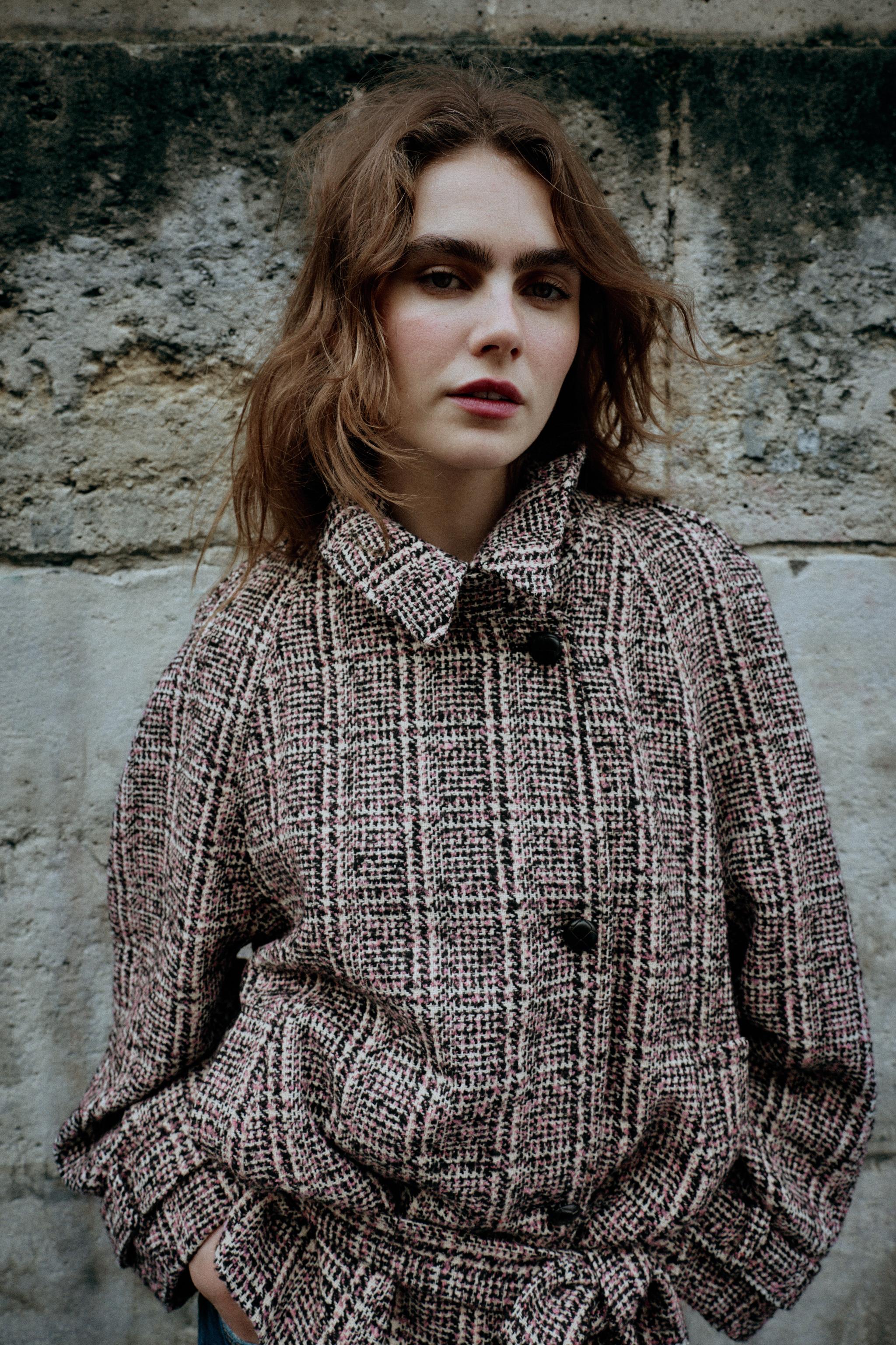 Structured Jacket With Belt by Zara