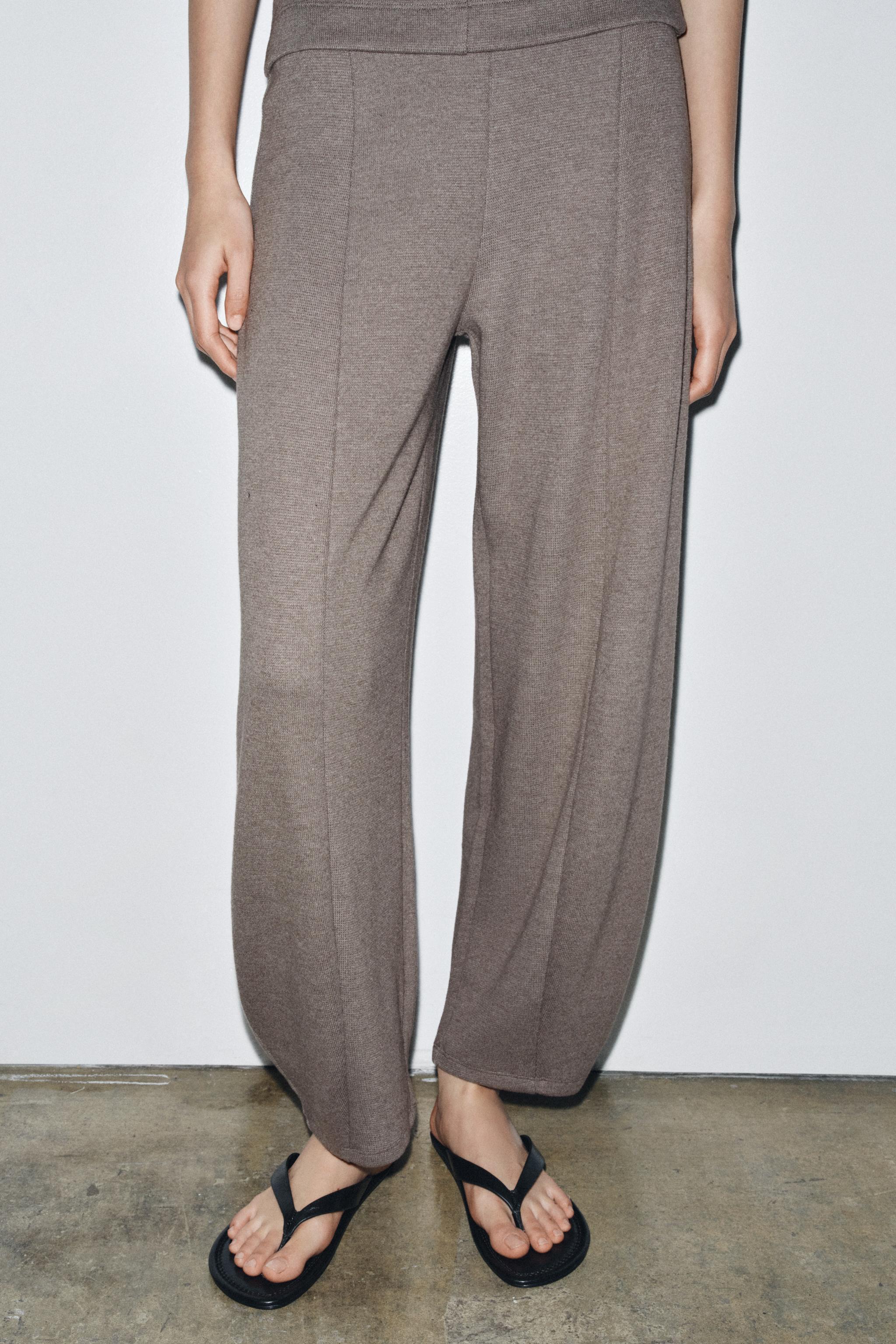 and wander | ZARA ワイドパンツ ZARA］ワイドフィット チノパンツ (ZARA/チノパンツ) 1195/444