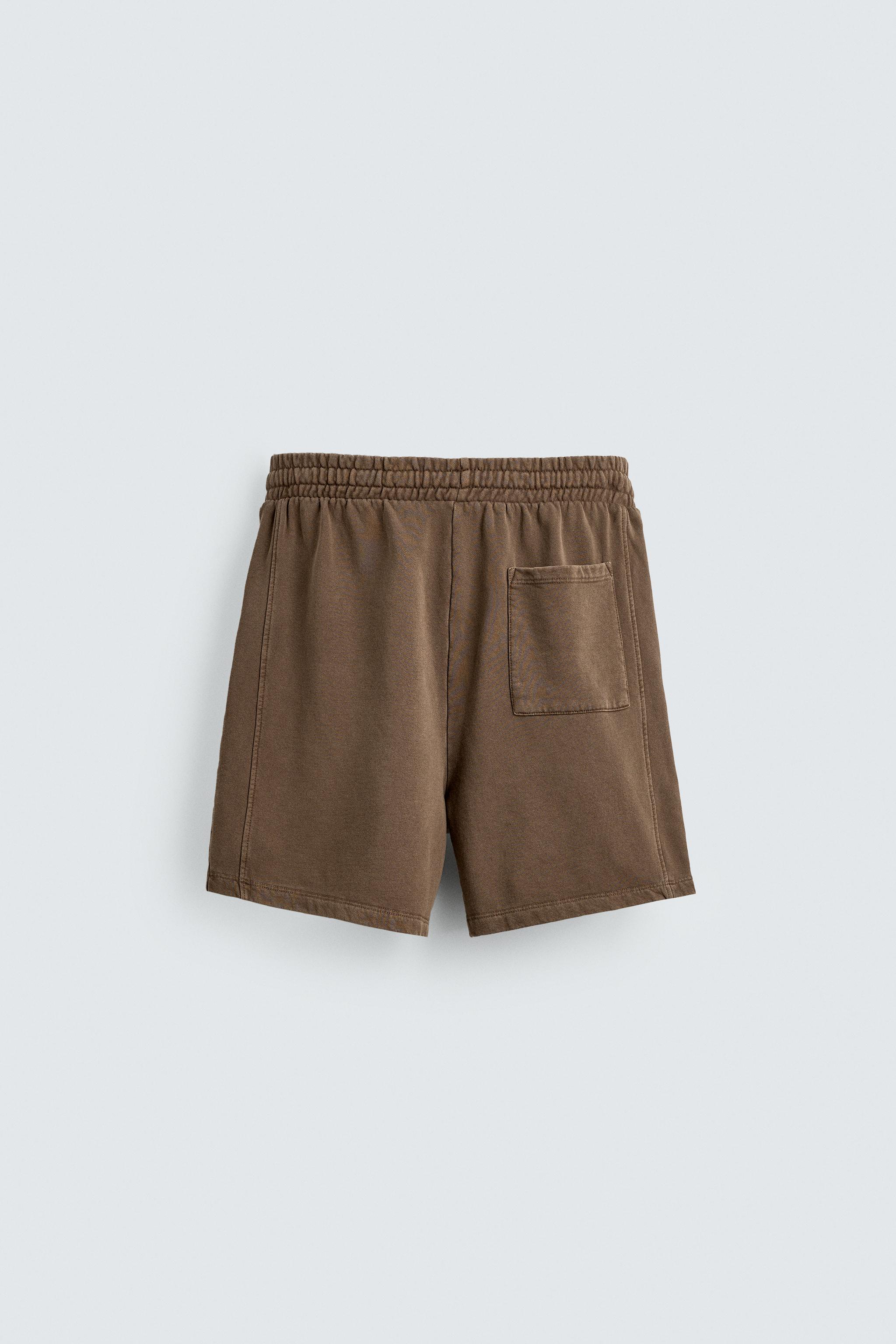 BASIC WASHED JOGGER SHORTS