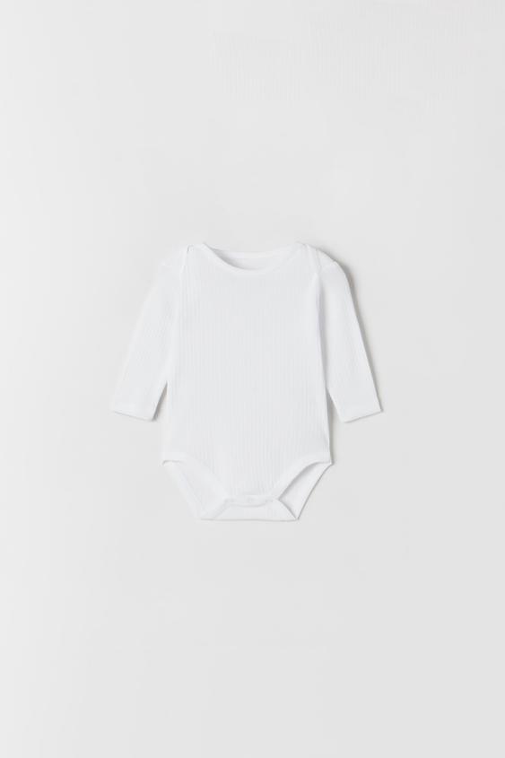 3 Pack Black Camel and White Crew Neck Bodysuits