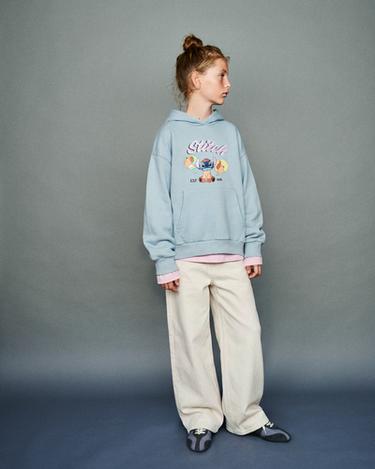 LILO & STITCH © DISNEY HOODIE — Light blue 2