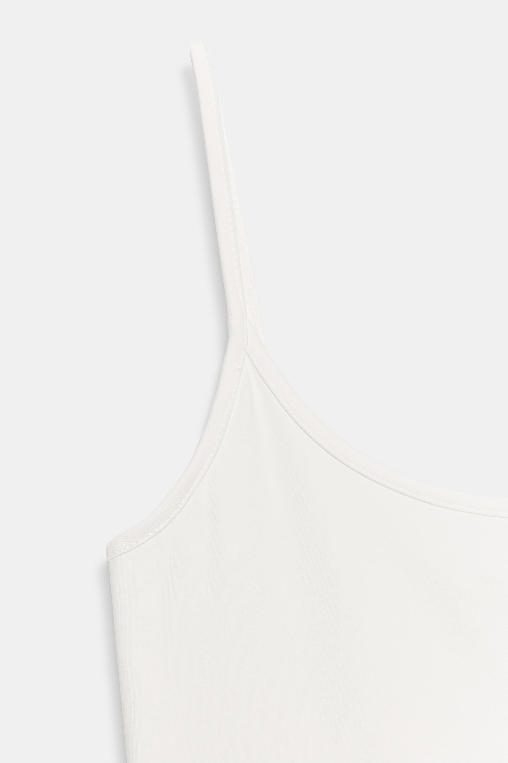 THIN STRAP POLYAMIDE TANK TOP