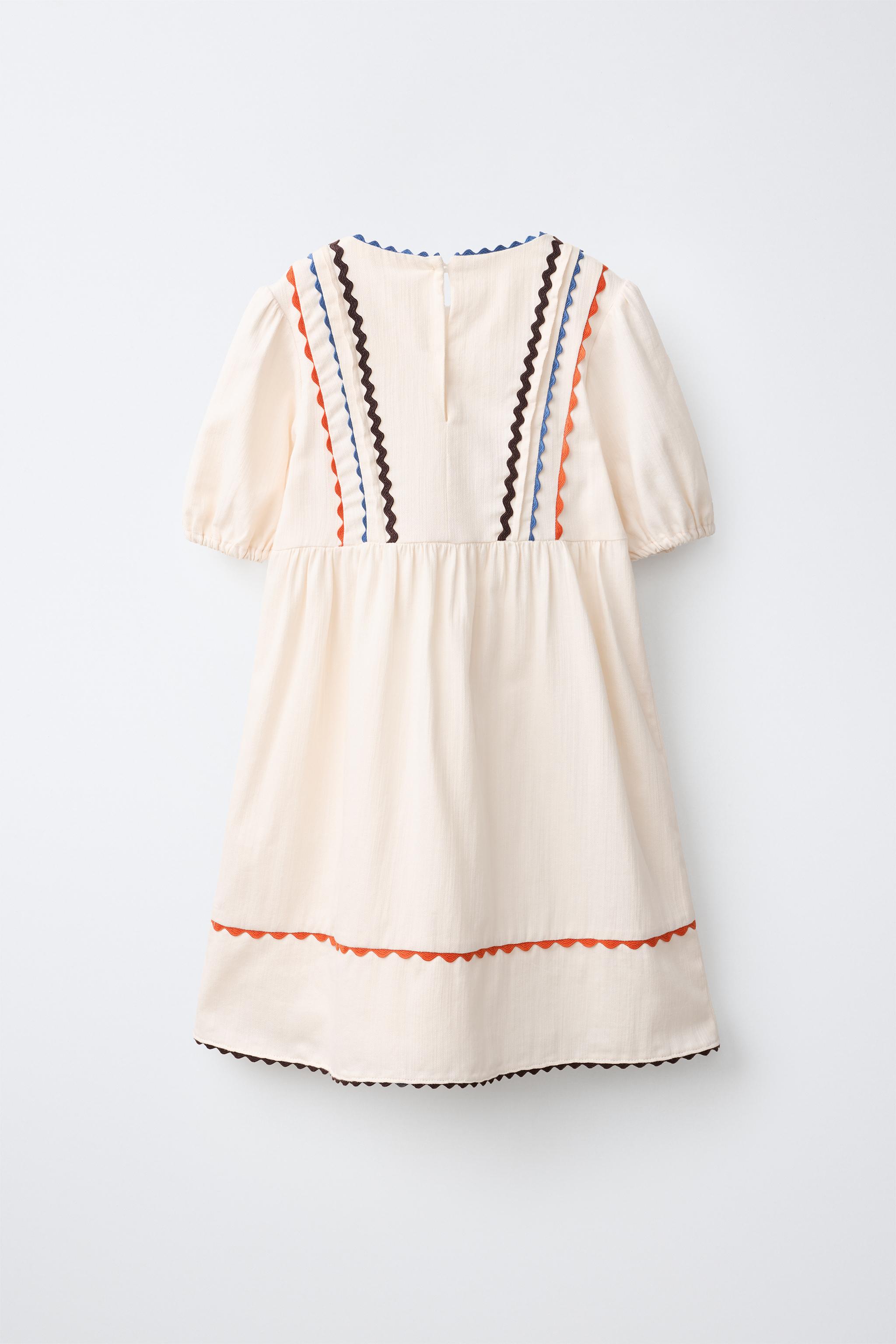 Детские платья Zara RIC-RAC TRIM DRESS — фото 3