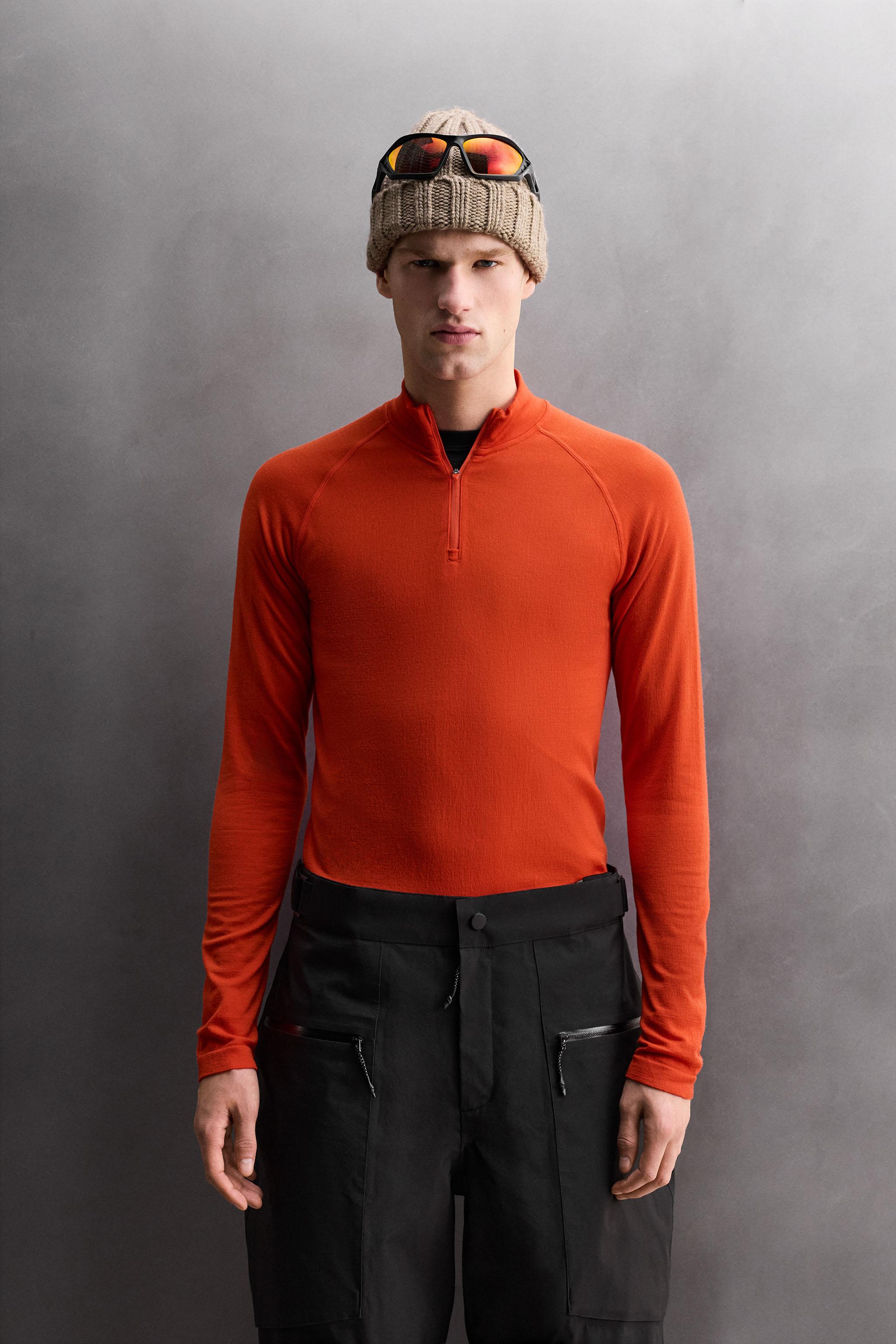 COMPRESSION QUARTER-ZIP SKI T-SHIRT