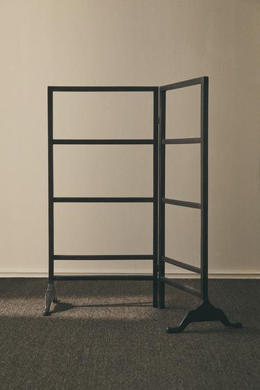 Zara FOLDABLE TOWEL RACK - Dark brown
