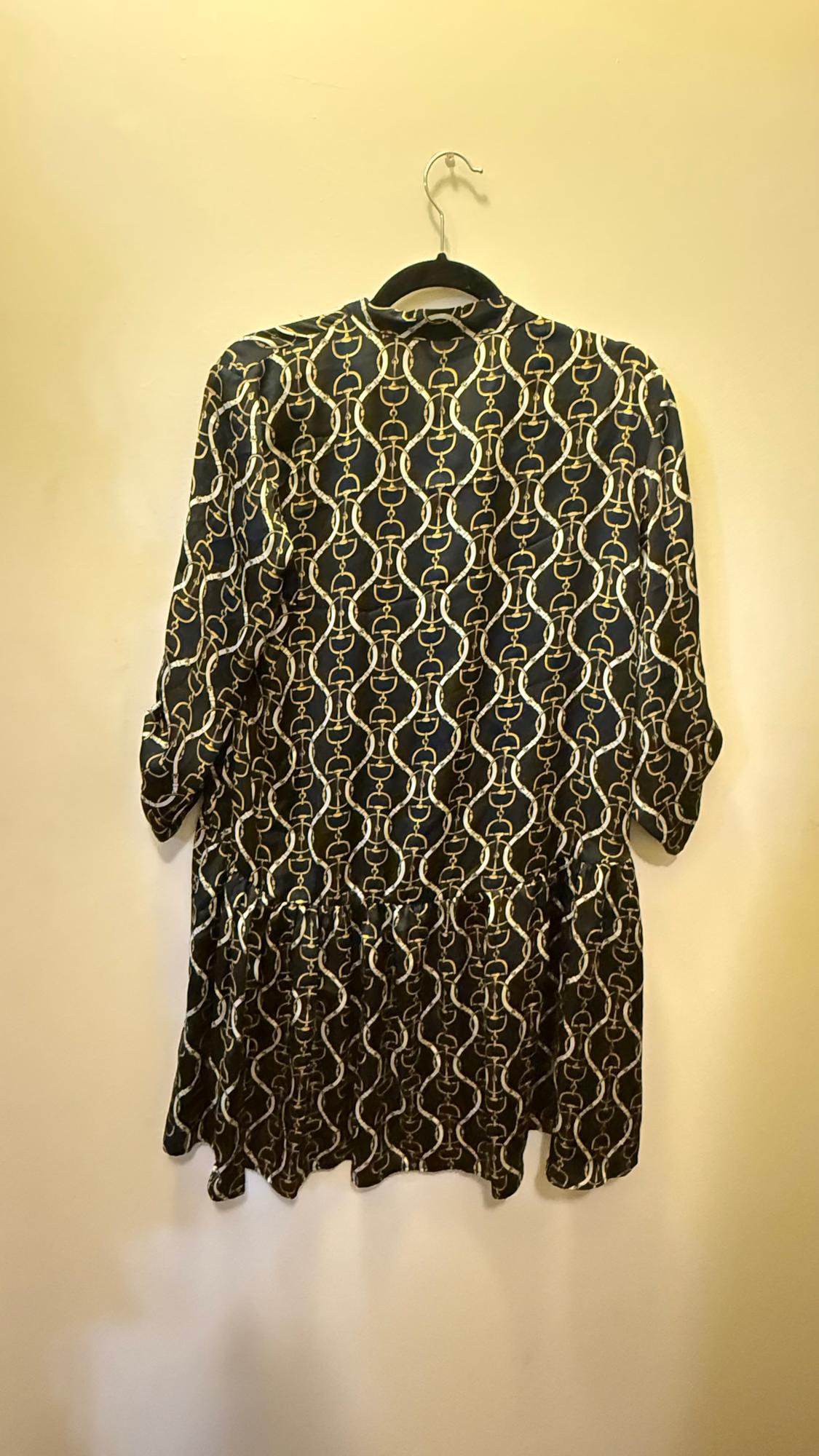 CHAIN PRINT DRESS - Image 2