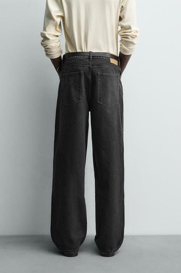 BAGGY FIT JEANS - Charcoal by Zara - Image 2