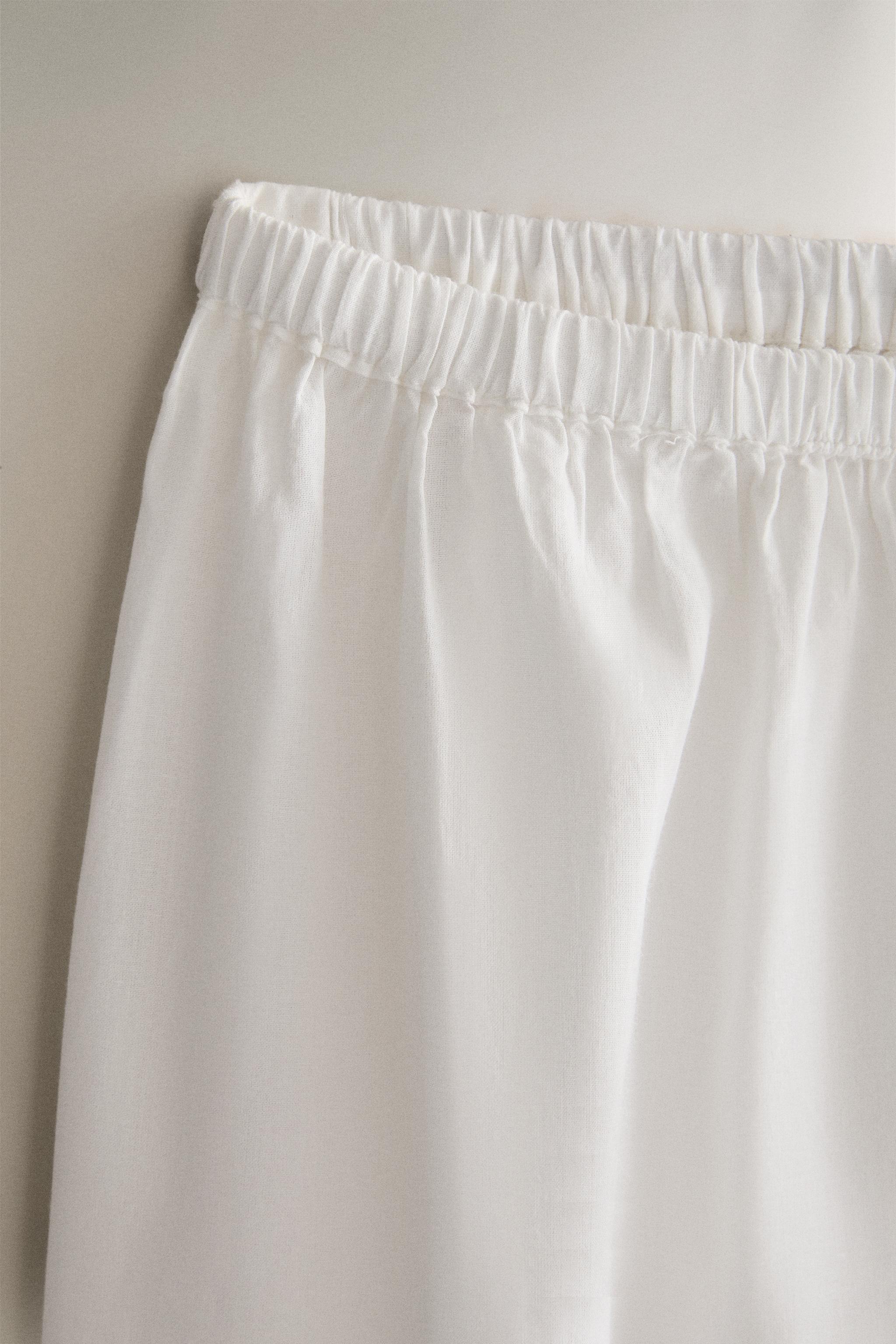 LACE TRIMMED PANTS