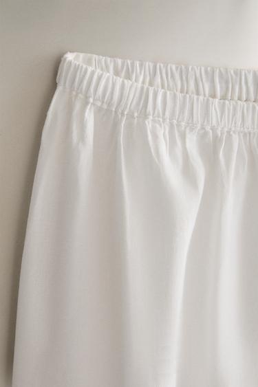 LACE TROUSERS - White by Zara - Image 1
