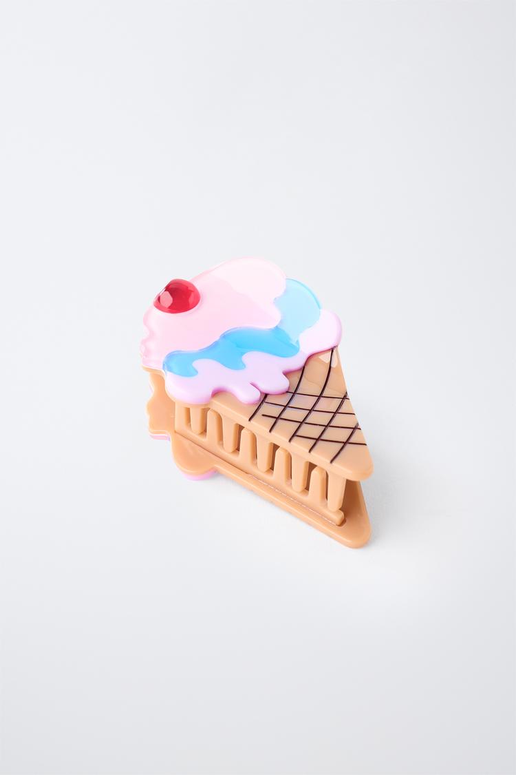 Clip para cabello con forma de helado 2