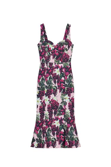 BLUMENKLEID GODETS - Rosa von Zara - Bild 0