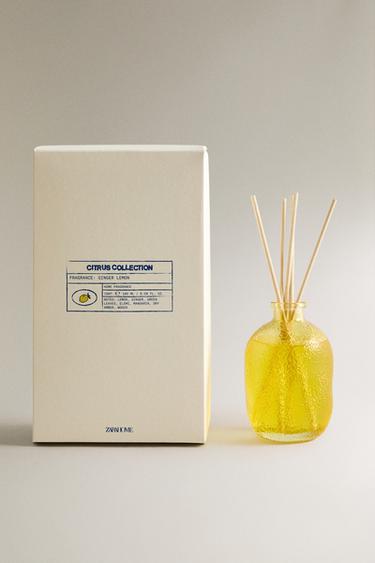 (180 ML) GINGER LEMON REED DIFFUSERS - Pastel yellow by Zara - Image 0