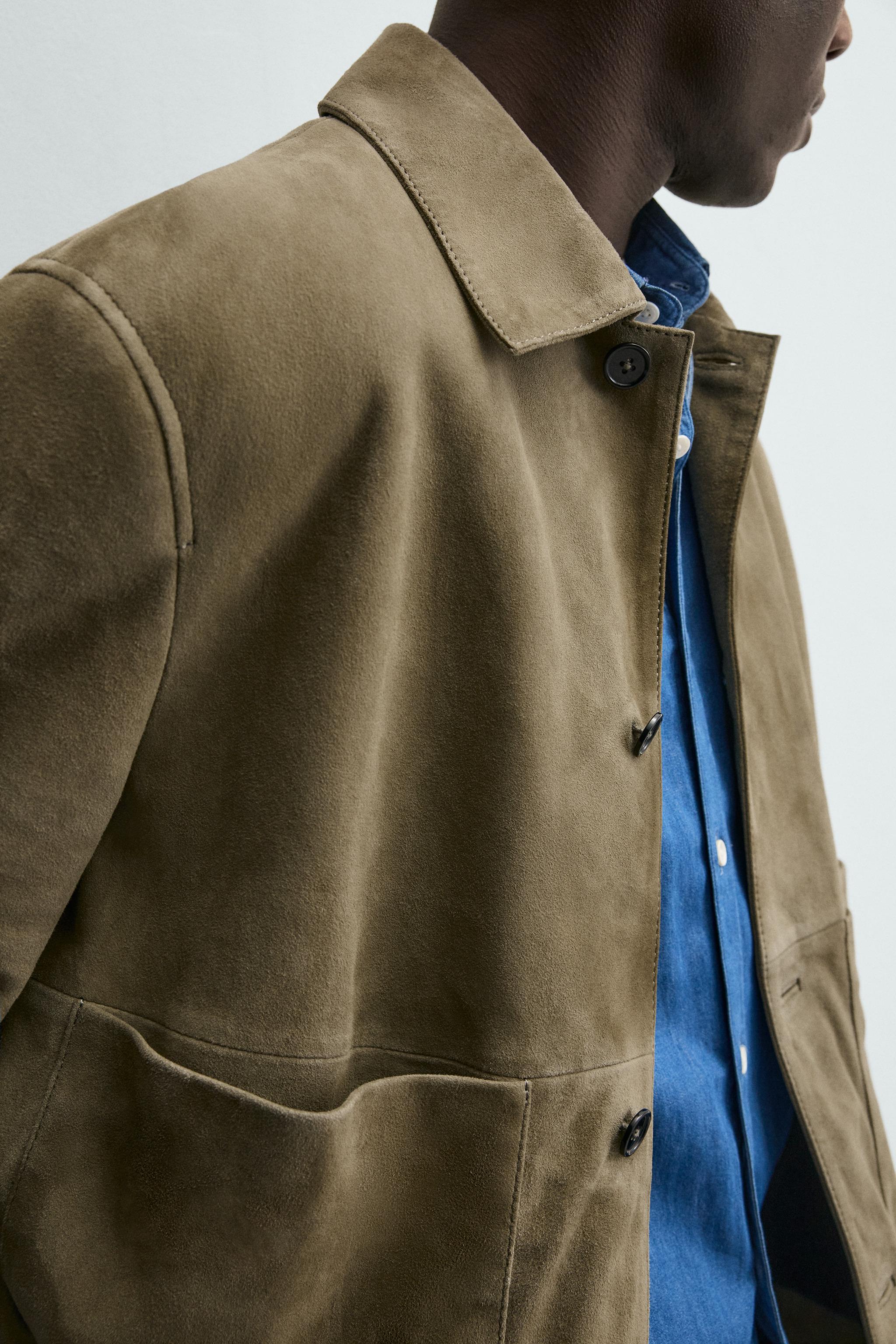 LEATHER POCKET JACKET