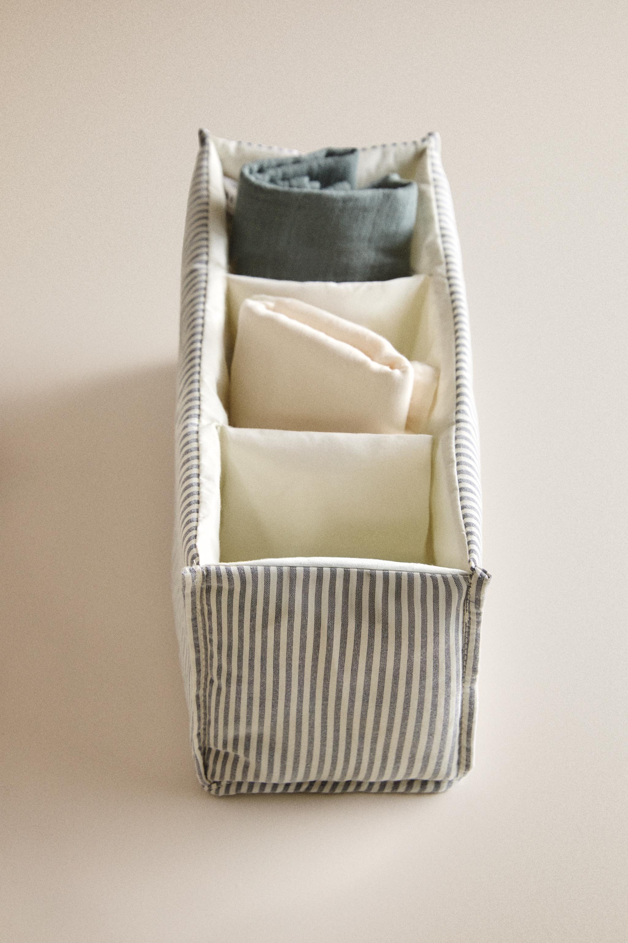 STRIPED BABY CLOTHES ORGANIZER - Gray | ZARA United States