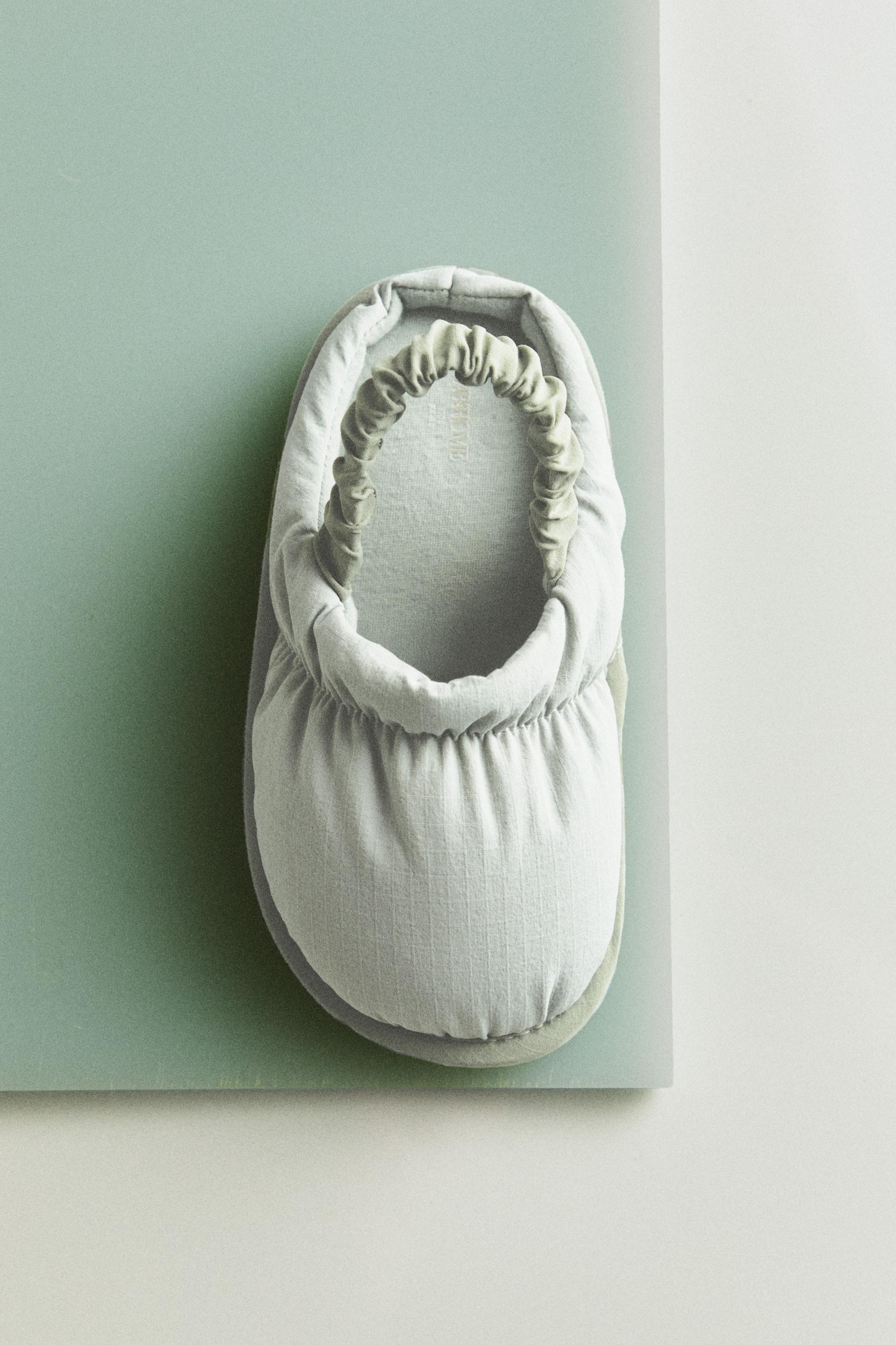 Детские тапочки Zara KIDS FABRIC SLIPPERS — фото 6