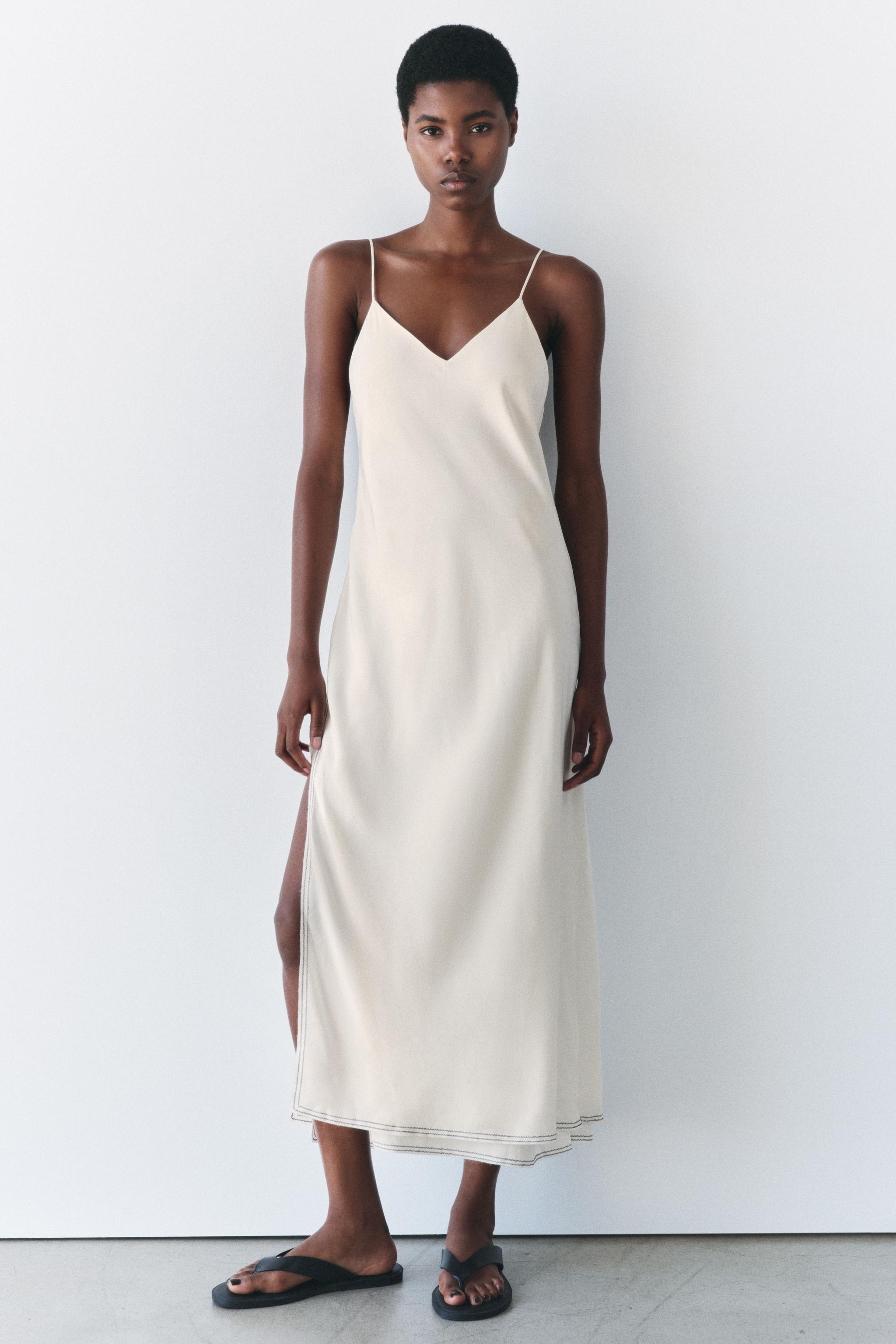 Woman s Silk Dresses Explore our New Arrivals ZARA Canada