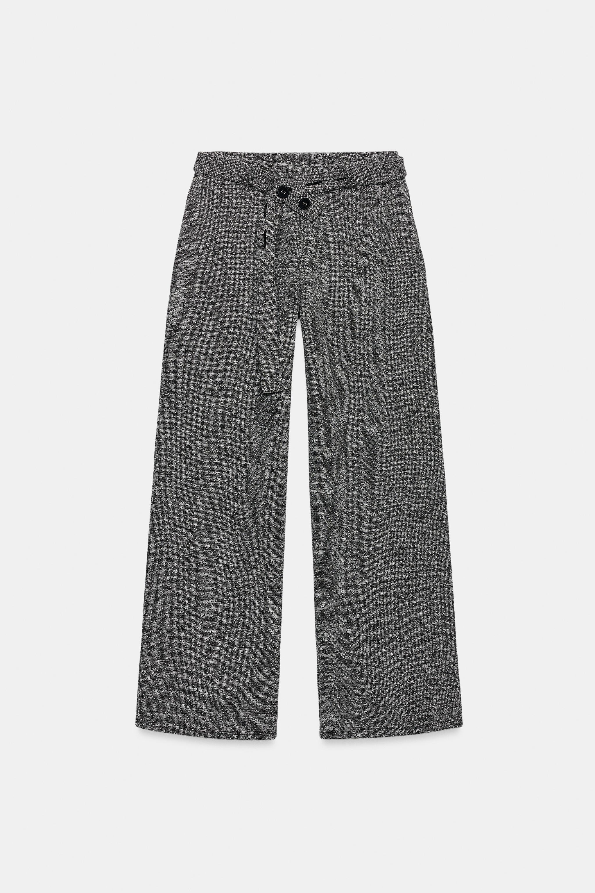 PANTALON STRUCTURÉ AVEC CEINTURE
