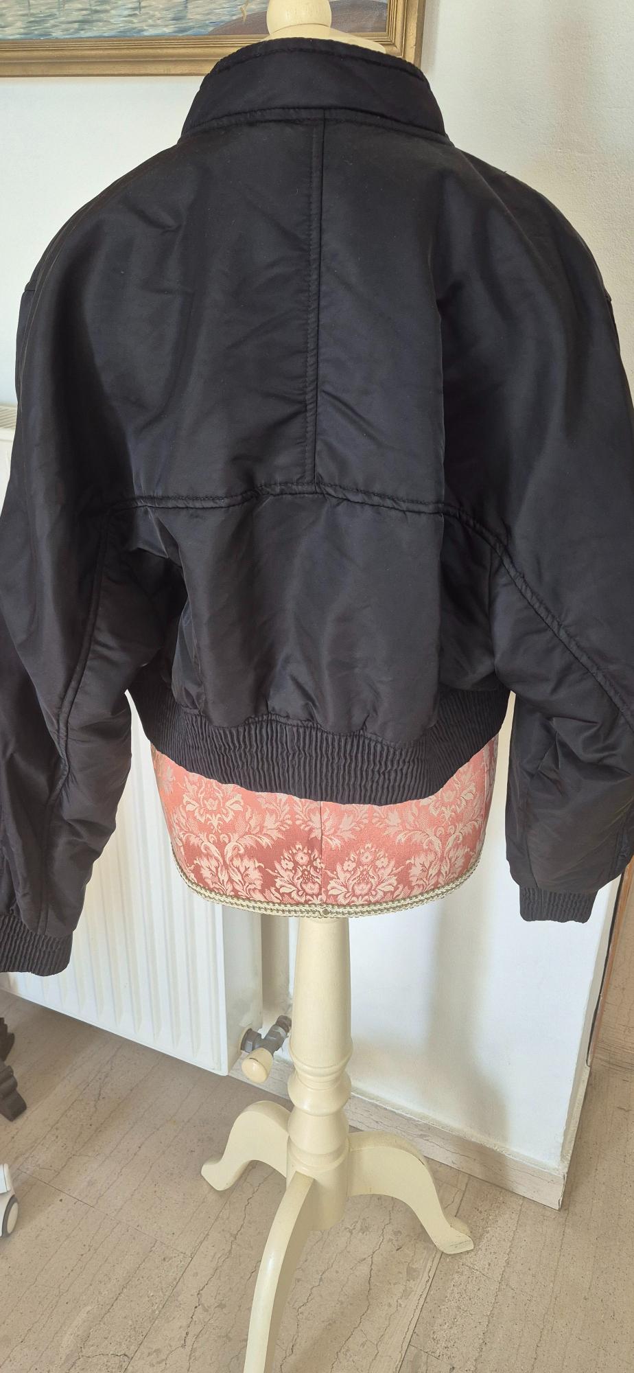 WATER-REPELLENT CROPPED BOMBER JACKET - Image 2