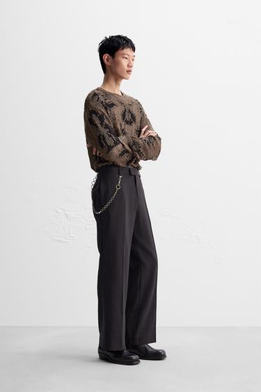 LIMITED EDITION SHINY OPENWORK SWEATER - Golden by Zara - Image 3