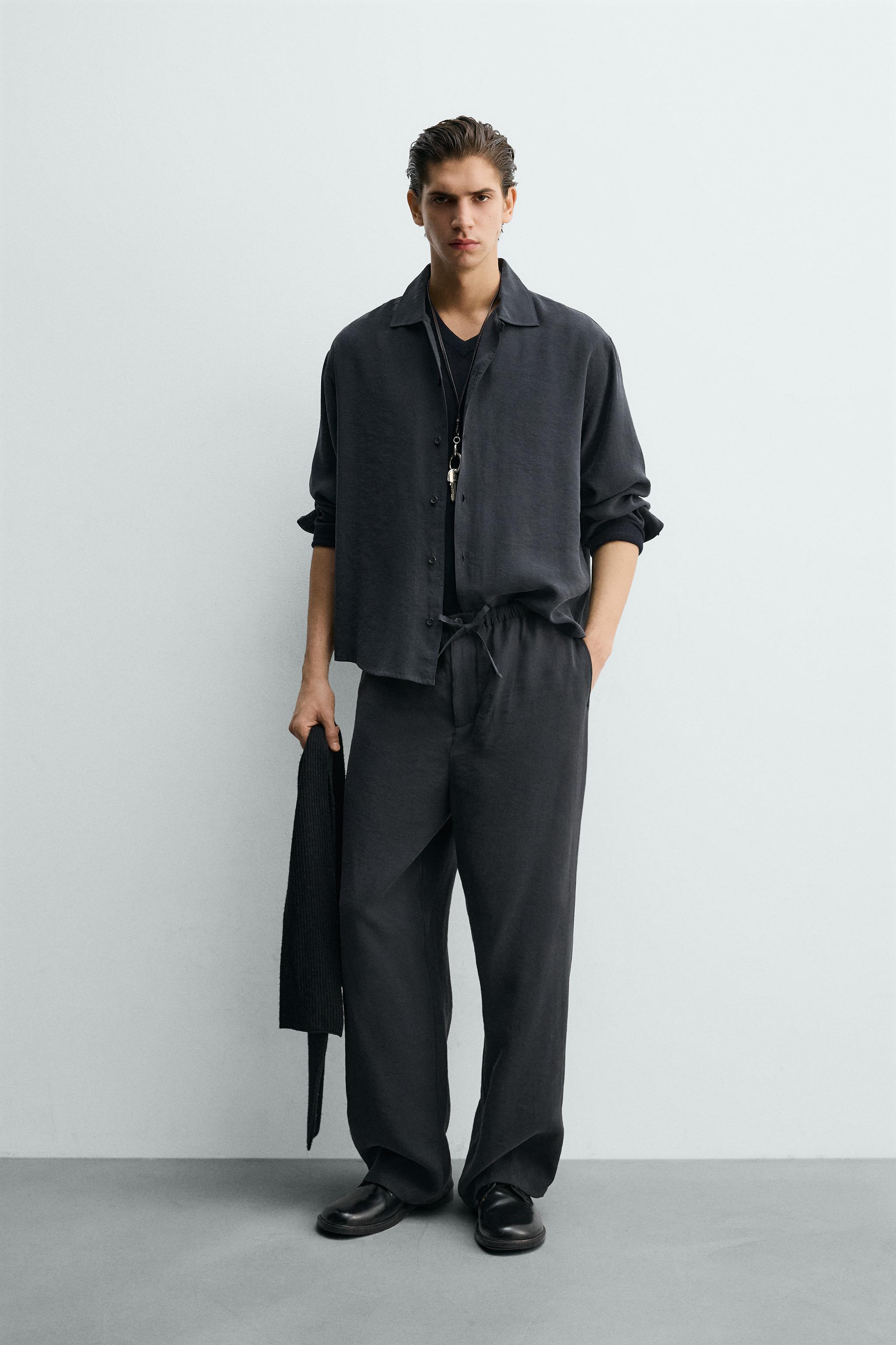 RELAXED FIT FLOWY SHIRT