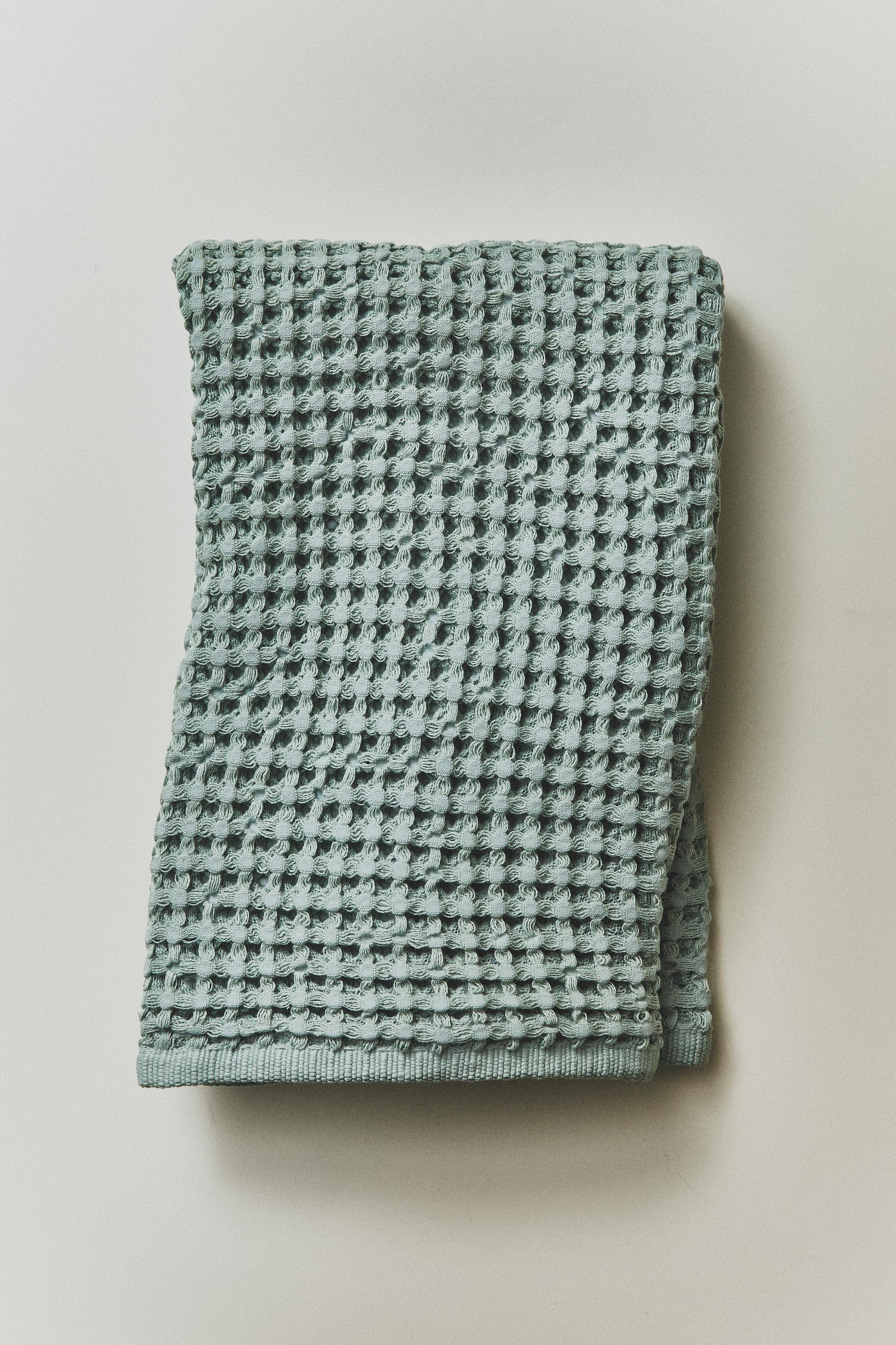 WAFFLE-KNIT KITCHEN TOWEL