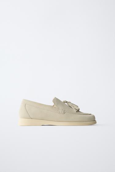 TASSEL LOAFERS - Grey by Zara