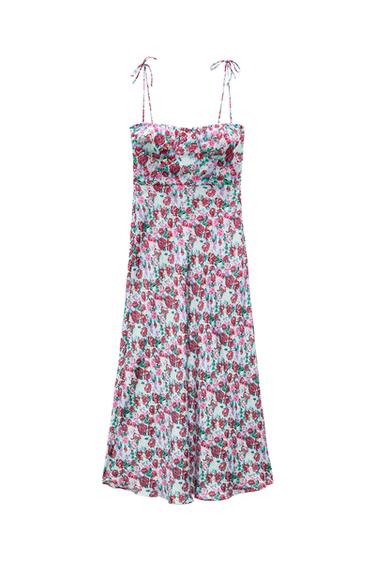 VESTIDO LENCERO ESTAMPADO FLORAL