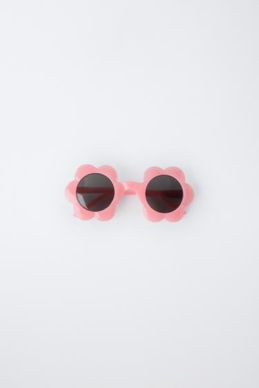 FLORAL RESIN SUNGLASSES - Pink by Zara