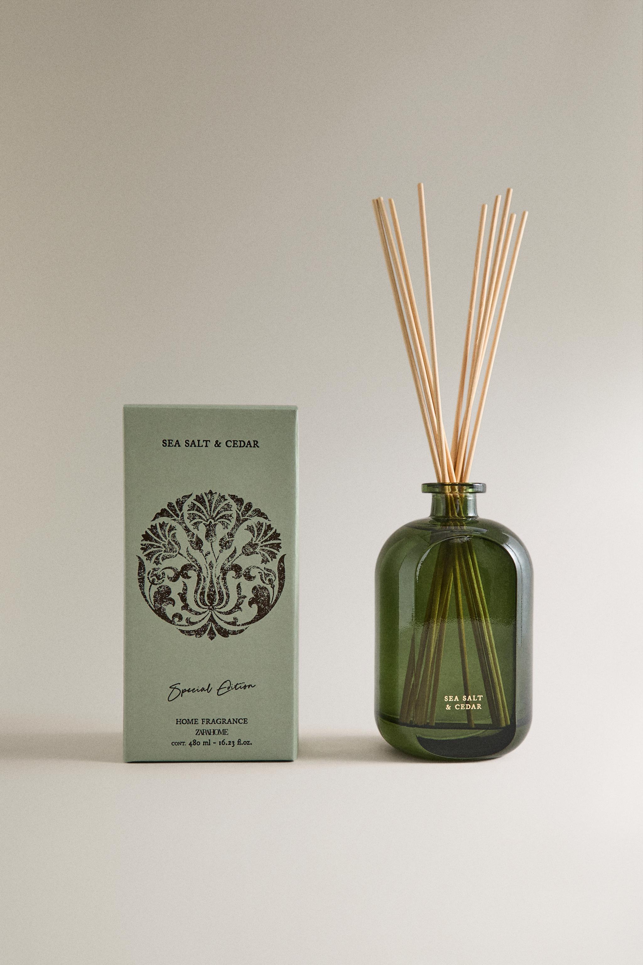 (480 ML) SEA SALT & CEDAR REED DIFFUSERS — MIDNIGHT BLUE