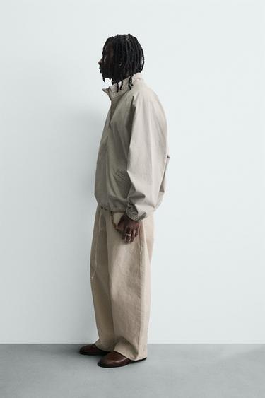 ZIP-UP POUCH POCKET SWEATSHIRT - Ecru by Zara - Image 3