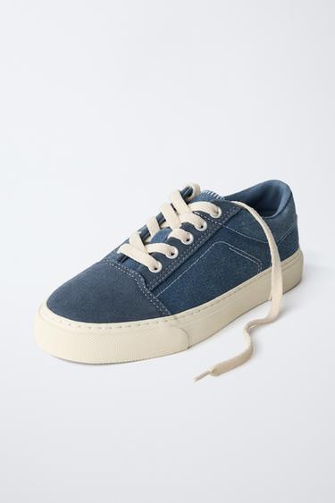 DENIM SNEAKERS - Blue by Zara - Image 2