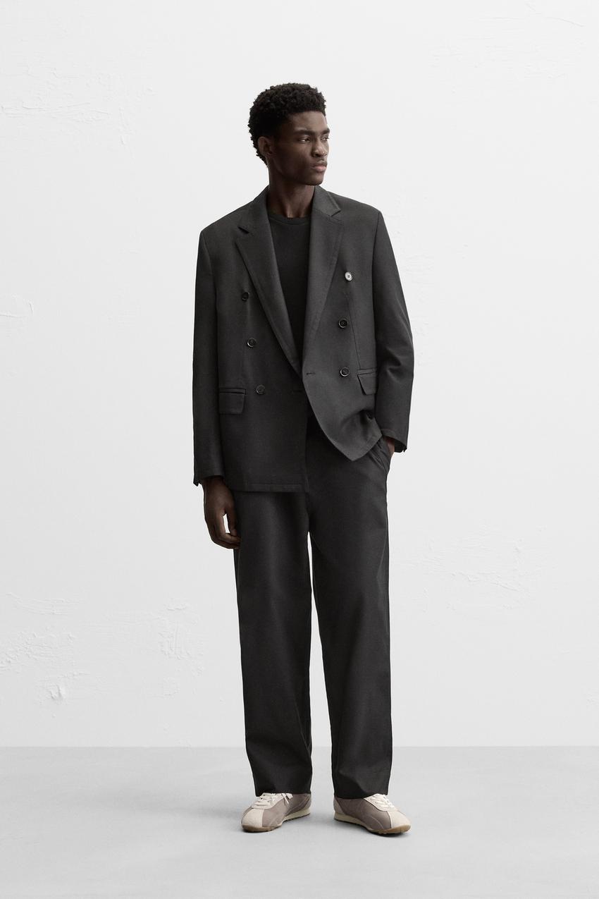 ダブルブレスト スーツブレザー - ブラック | ZARA Japan / 日本