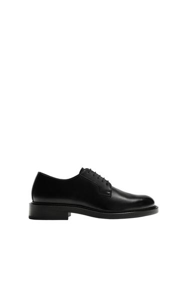 LEATHER DRESS SHOES - Black by Zara